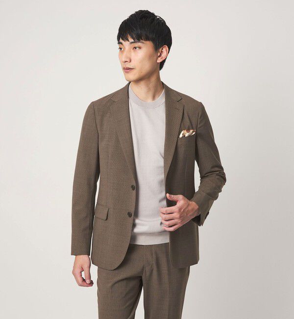 UNITED ARROWS green label relaxing「A+ TWPU チドリ 2B スリム セットアップ ジャケット -ウォッシャブル・ストレッチ-」|スーツ|