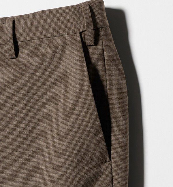 UNITED ARROWS green label relaxing「A+ TWPU チドリ スリム セットアップ パンツ スラックス -ウォッシャブル・ストレッチ・ウエストアジャスタ」|スーツ|