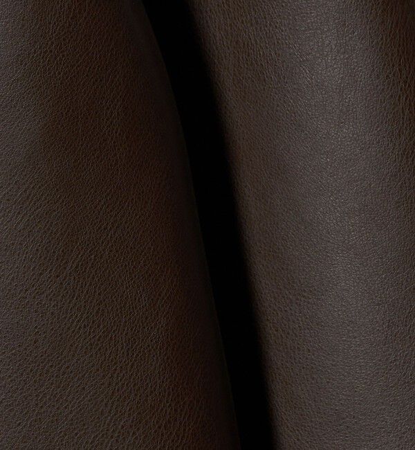 UNITED ARROWS green label relaxing「レザーライク ジップ ブルゾン」|ブルゾン・スタジャン|