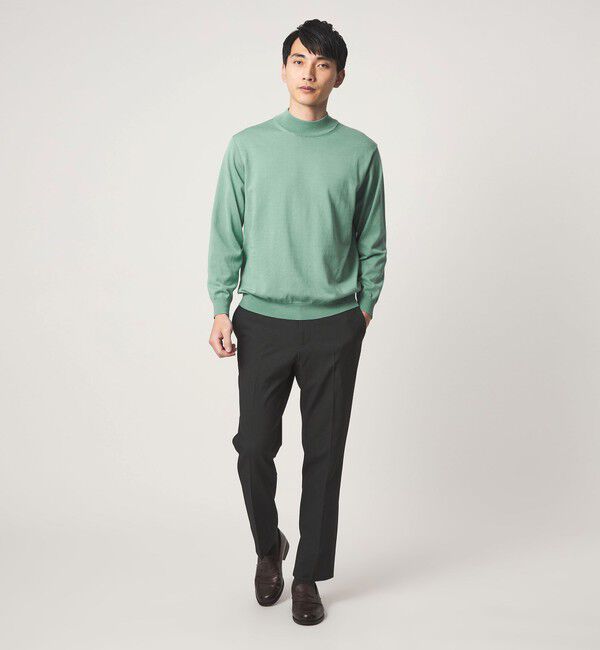 UNITED ARROWS green label relaxing「MTB コットン ハイゲージ モックネック ニット」|ニット・セーター|