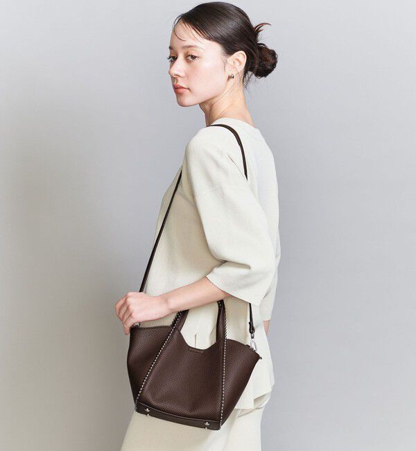BEAUTY&YOUTH UNITED ARROWS「ボールチェーン ミニトートバッグ -2WAY-」|トートバッグ|DK.BROWN
