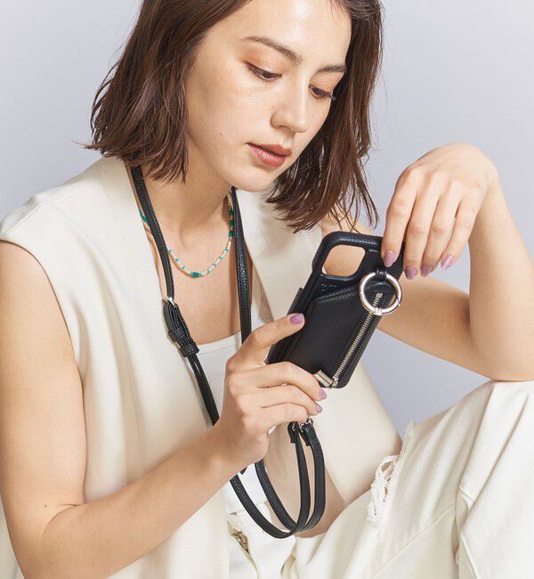 BEAUTY&YOUTH UNITED ARROWS「＜ajew＞CADENAS ストラップ iPhone14Pro ケース」|モバイルケース|