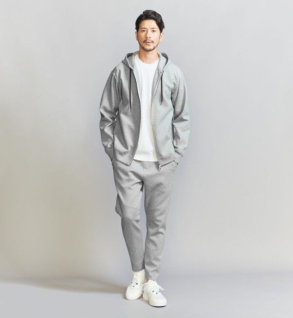 BEAUTY&YOUTH UNITED ARROWS「【WEB限定 WARDROBE SMART】ダブルニット イージーパンツ/セットアップ対応」|チノ|