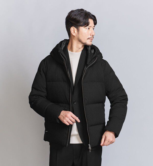 BEAUTY&YOUTH UNITED ARROWS「【WEB限定 WARDROBE SMART】LANATEC フード ダウンジャケット」|ダウン|