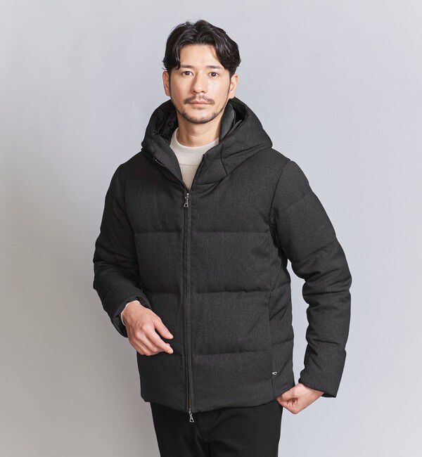 BEAUTY&YOUTH UNITED ARROWS「【WEB限定 WARDROBE SMART】LANATEC フード ダウンジャケット」|ダウン|