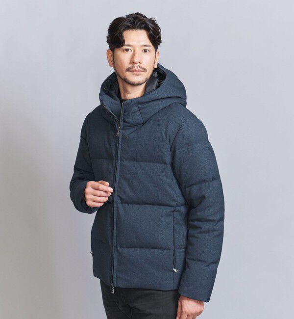 BEAUTY&YOUTH UNITED ARROWS「【WEB限定 WARDROBE SMART】LANATEC フード ダウンジャケット」|ダウン|