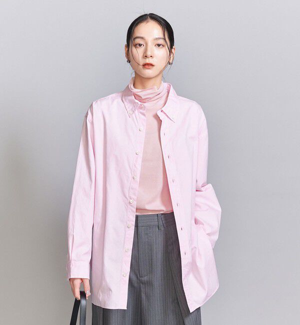 BEAUTY&YOUTH UNITED ARROWS「コットンオックス レギュラーシャツ」|シャツ・ブラウス|LT.PINK