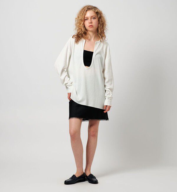 ATTISESSION「＜ATTISESSION＞ビッグ サーマル トップス」|Tシャツ・カットソー|