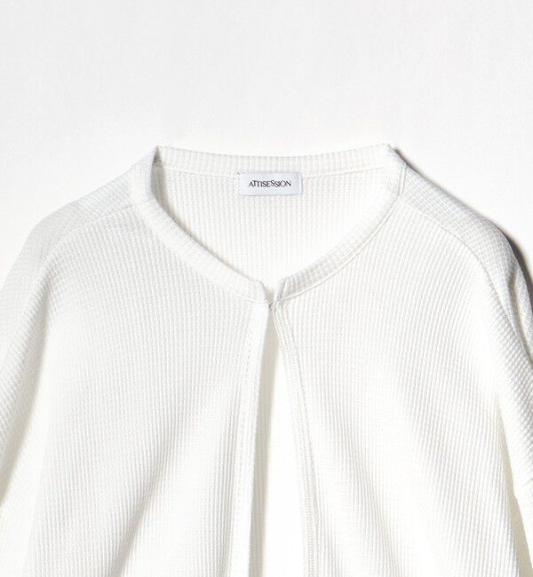 ATTISESSION「＜ATTISESSION＞ビッグ サーマル トップス」|Tシャツ・カットソー|