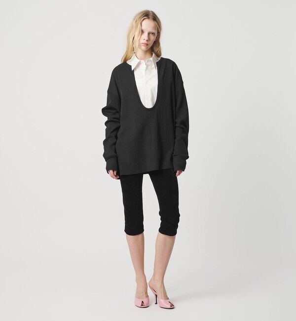 ATTISESSION「＜ATTISESSION＞ビッグ サーマル トップス」|Tシャツ・カットソー|