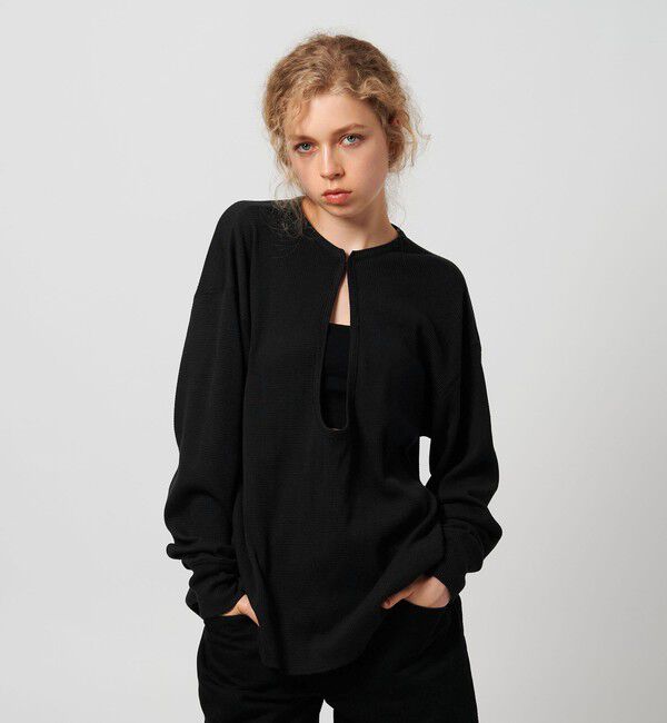 ATTISESSION「＜ATTISESSION＞ビッグ サーマル トップス」|Tシャツ・カットソー|