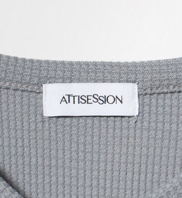 ATTISESSION「＜ATTISESSION＞ビッグ サーマル トップス」|Tシャツ・カットソー|