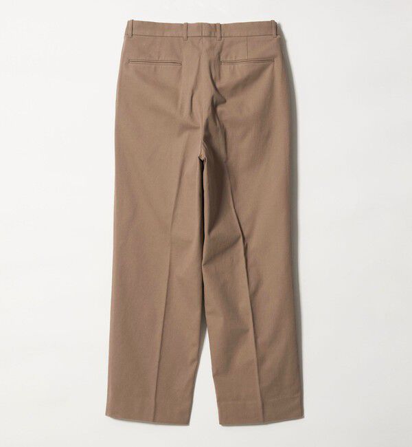 STEVEN ALAN「＜Steven Alan＞ ブラッシュド コットン アウト ワンプリーツ スラックス」|チノ|