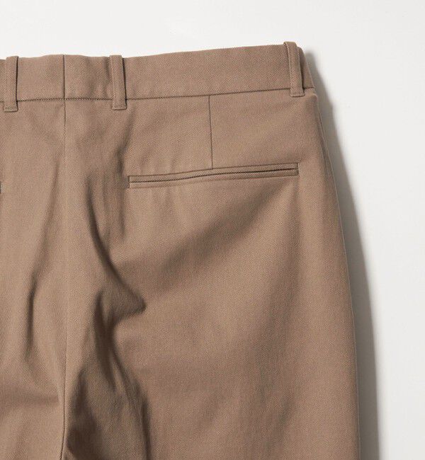STEVEN ALAN「＜Steven Alan＞ ブラッシュド コットン アウト ワンプリーツ スラックス」|チノ|