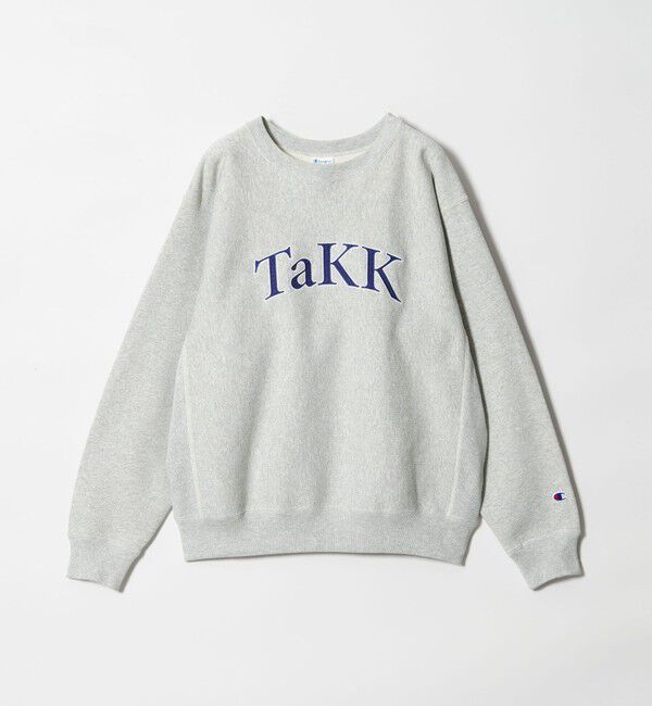 BEAUTY&YOUTH UNITED ARROWS「＜CHAMPION&times;BEAUTY&YOUTH＞パッチ スウェット」|スウェット・ジャージ|MD.GRAY