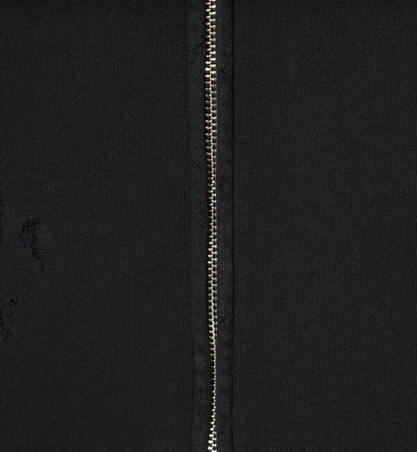 MONKEY TIME「フレンチテリー ディストレスト フルジップ フーディー」|カーディガン|