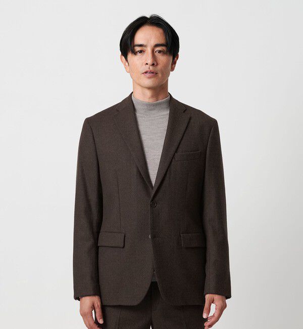 BEAUTY&YOUTH UNITED ARROWS「ストレッチ サキソニー 2B ジャケット セットアップ対応」|テーラードジャケット|