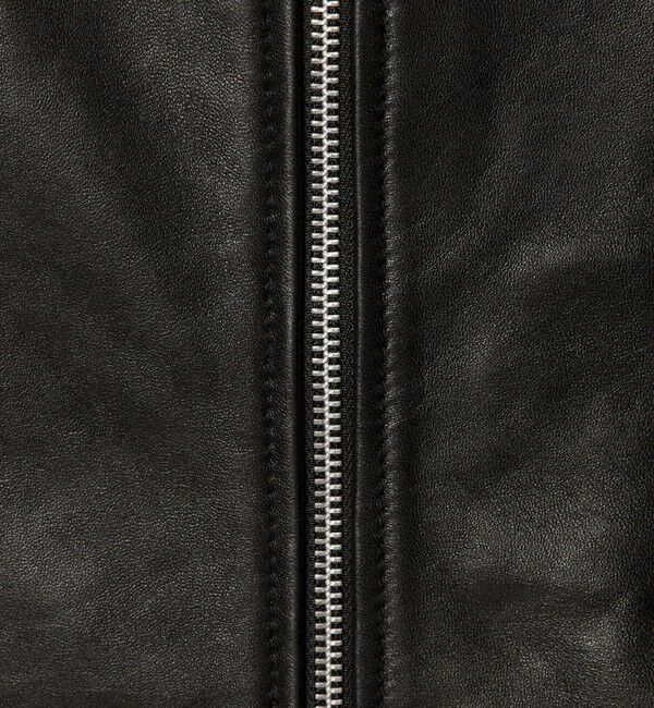 BEAUTY&YOUTH UNITED ARROWS「【WEB限定 WARDROBE SMART】 シープ シングル ライダースジャケット」|ライダースジャケット|