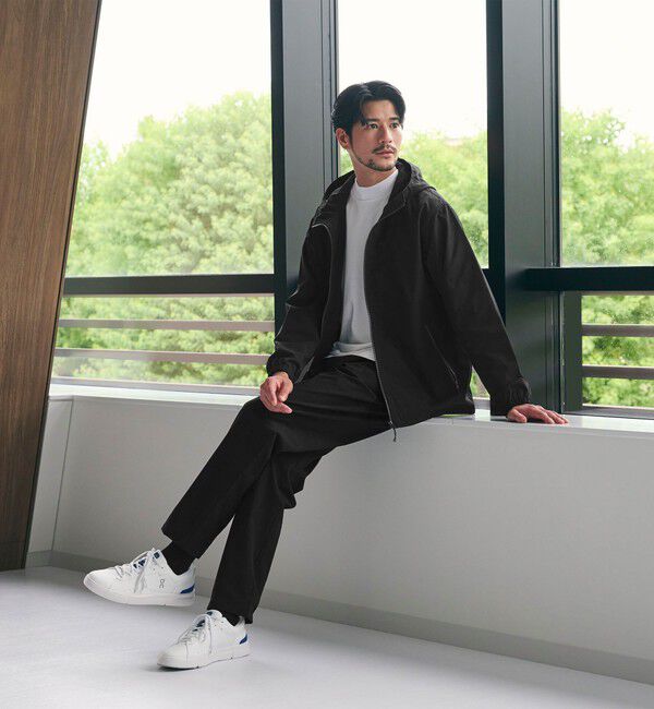 BEAUTY&YOUTH UNITED ARROWS「【WEB限定 WARDROBE SMART】アクティブ イージーパンツ」|チノ|BLACK