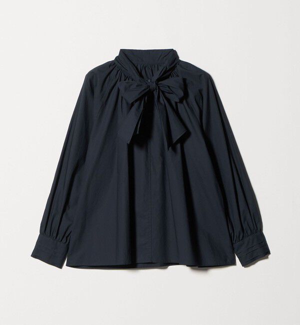 BEAUTY&YOUTH UNITED ARROWS「コットン ソリッド&ストライプ ボウタイブラウス」|シャツ・ブラウス|