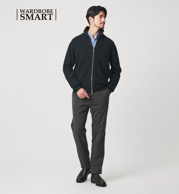 BEAUTY&YOUTH UNITED ARROWS「【WEB限定 WARDROBE SMART】ポリエステル レーヨン アクリル サキソニー スキニー イージーパンツ」|チノ|