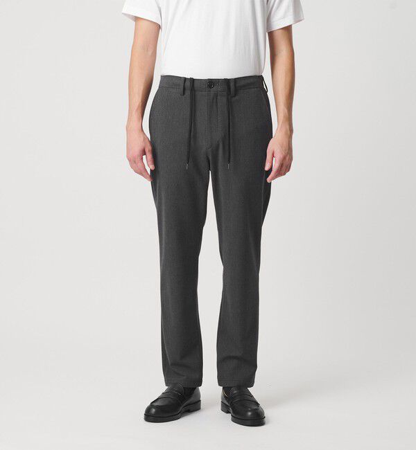 BEAUTY&YOUTH UNITED ARROWS「【WEB限定 WARDROBE SMART】ポリエステル レーヨン アクリル サキソニー スキニー イージーパンツ」|チノ|