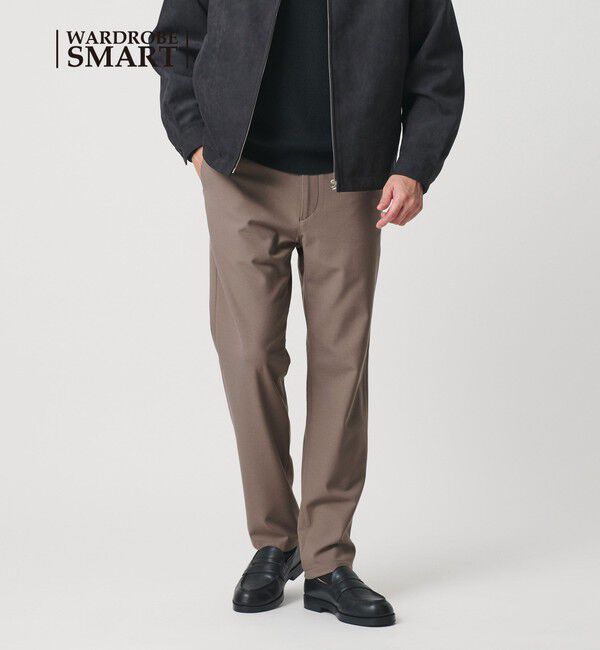 BEAUTY&YOUTH UNITED ARROWS「【WEB限定 WARDROBE SMART】ポリエステル レーヨン アクリル サキソニー スキニー イージーパンツ」|チノ|MOCA