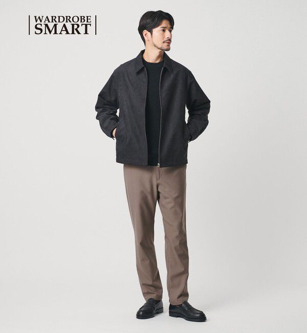 BEAUTY&YOUTH UNITED ARROWS「【WEB限定 WARDROBE SMART】ポリエステル レーヨン アクリル サキソニー スキニー イージーパンツ」|チノ|