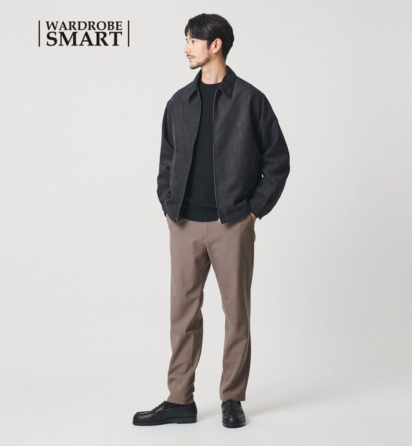 BEAUTY&YOUTH UNITED ARROWS「【WEB限定 WARDROBE SMART】ポリエステル レーヨン アクリル サキソニー スキニー イージーパンツ」|チノ|