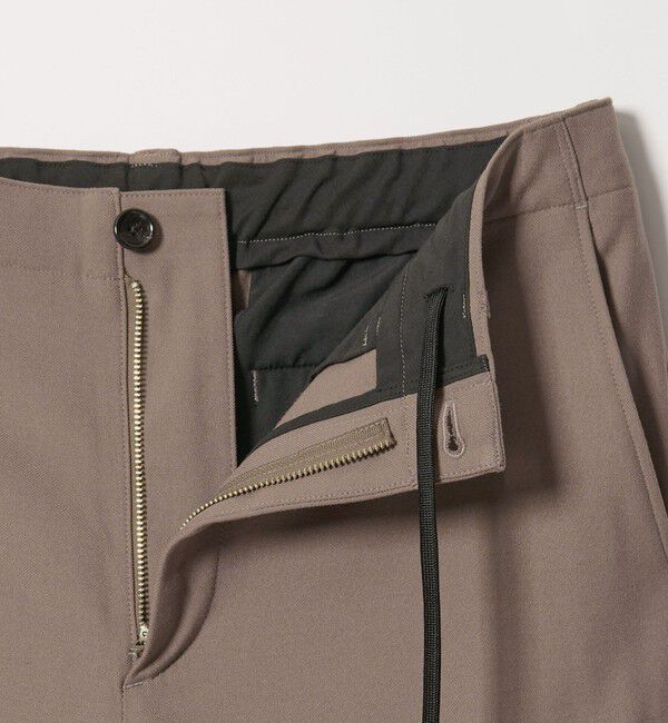 BEAUTY&YOUTH UNITED ARROWS「【WEB限定 WARDROBE SMART】ポリエステル レーヨン アクリル サキソニー スキニー イージーパンツ」|チノ|