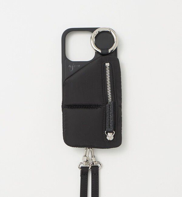 BEAUTY&YOUTH UNITED ARROWS「＜ajew＞PUFFER iPhone15Proケース」|モバイルケース|BLACK