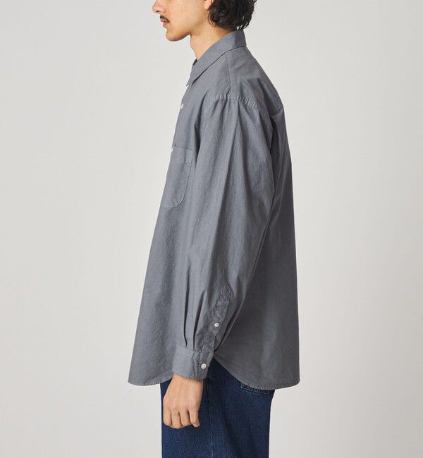 STEVEN ALAN「＜Steven Alan＞ ガーメントダイ ポプリン レギュラーカラー シャツ LOOSE」|シャツ・ブラウス|