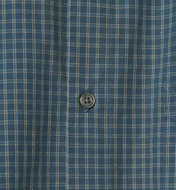 STEVEN ALAN「＜Steven Alan＞ ポプリン グラフチェック レギュラーカラー シャツ LOOSE」|シャツ・ブラウス|