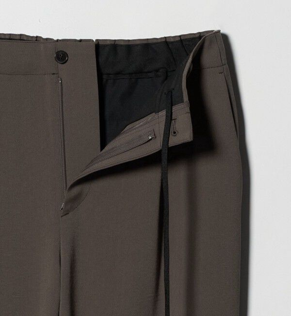 BEAUTY&YOUTH UNITED ARROWS「トリクシオン シャンブレー 1P テーパード スラックス NO.5 セットアップ対応可能」|チノ|