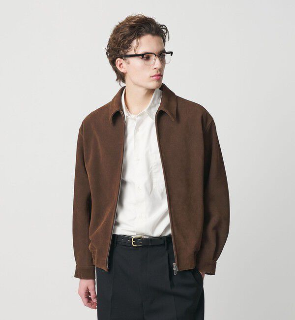 BEAUTY&YOUTH UNITED ARROWS「HI‐LINE ノスタルジア スエード ブルゾン」|その他|DK.BROWN