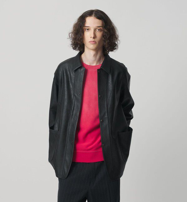 MONKEY TIME「レザーライク カバーオール」|その他|