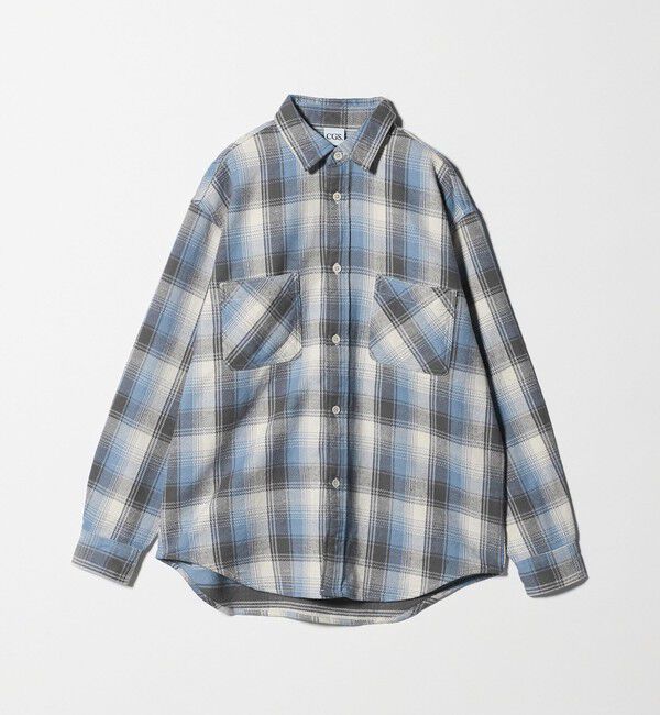 California General Store「＜CGS.＞コットン ネル チェック シャツ」|シャツ・ブラウス|LT.BLUE