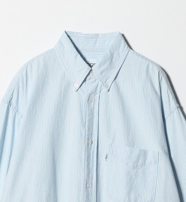 California General Store「＜CGS.＞インディゴ シャンブレーストライプ ボタンダウン シャツ」|シャツ・ブラウス|