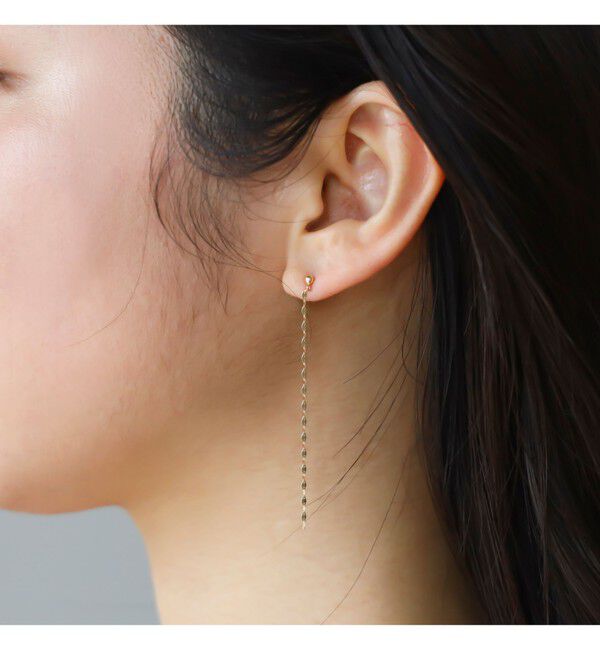 Demi-Luxe BEAMS 「les bon bon / ヴィクトリア チェーン ピアス」|ピアス|