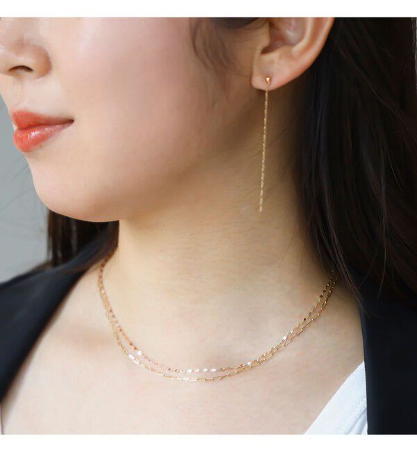 Demi-Luxe BEAMS 「les bon bon / ヴィクトリア チェーン ピアス」|ピアス|