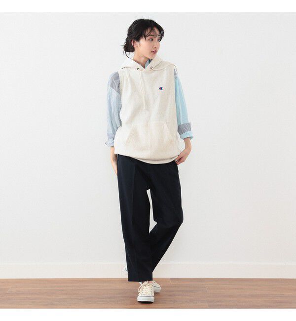 BEAMSBOY「BEAMS BOY / ポリエステル ウール シンチ バック スラックス」|スラックス|