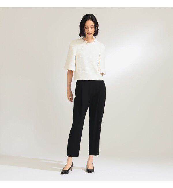 Demi-Luxe BEAMS 「トリアセ 1タック パンツ＊」|スラックス|