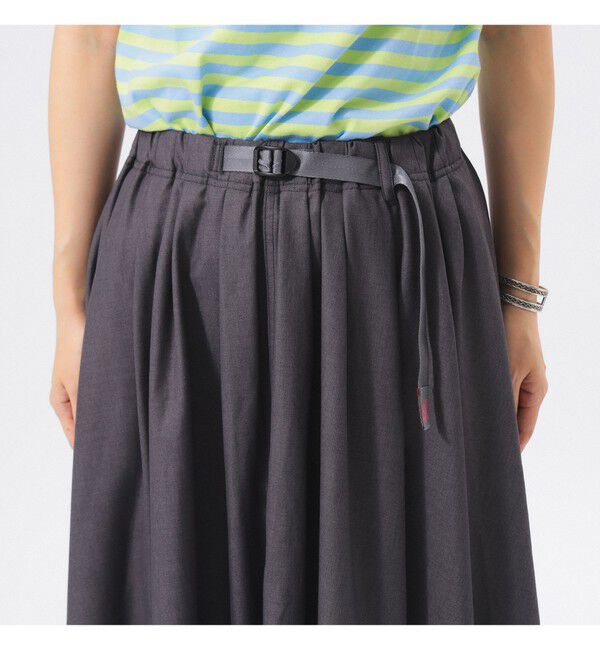 BEAMSBOY「【別注】Gramicci  / ギャバ ロングスカート」|スカート|