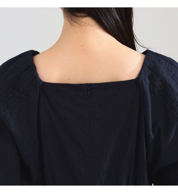 Demi-Luxe BEAMS 「ne Quittez pas / ポプリン タック ロングスリーブ ワンピース」|ワンピース|