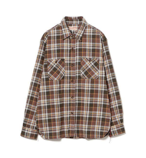BEAMSBOY「SUGAR CANE / TWILL CHECK WORK SHIRT」|シャツ・ブラウス|