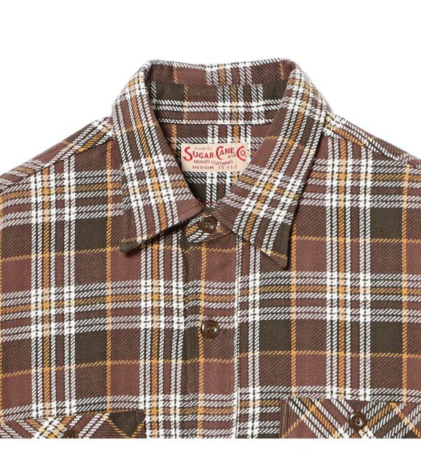 BEAMSBOY「SUGAR CANE / TWILL CHECK WORK SHIRT」|シャツ・ブラウス|