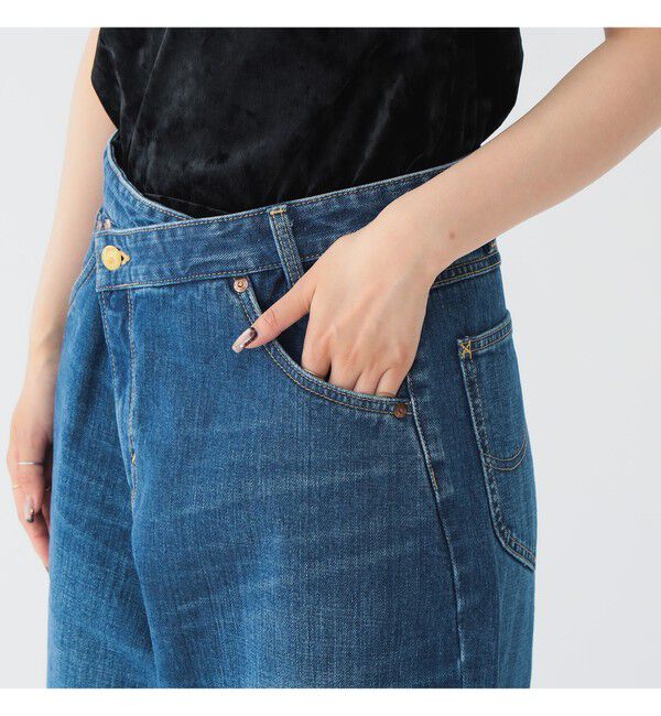 BEAMSBOY「【別注】Lee &times; maturely / デニム アシメ パンツ」|チノ|