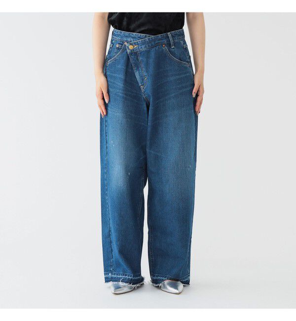 BEAMSBOY「【別注】Lee &times; maturely / デニム アシメ パンツ」|チノ|