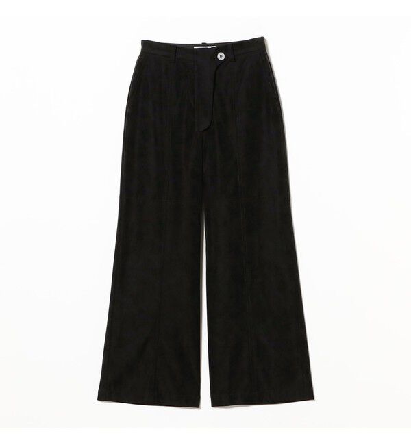 Ray BEAMS 「RBS / フェイク スエード パンツ」|チノ|BLACK