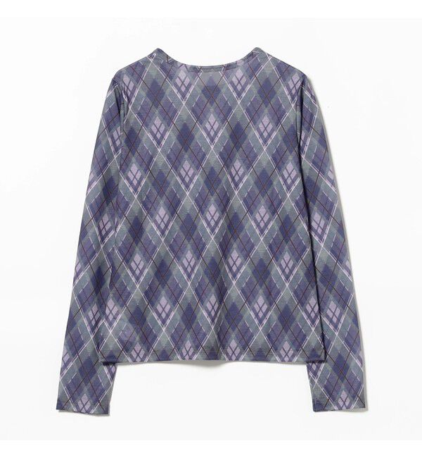 Ray BEAMS 「アーガイルプリント クルーネック トップス」|その他|